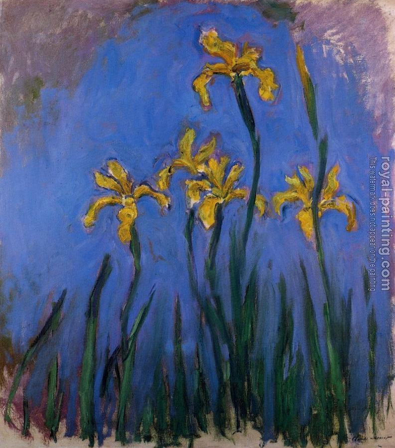 Claude Oscar Monet : Yellow Irises